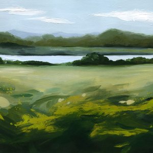 River Run Valley II by Grace Popp Oil Painting