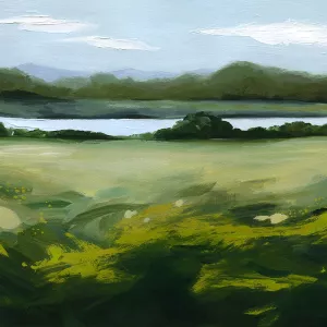 River Run Valley II by Grace Popp Oil Painting