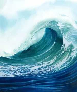 Sea Foam II by Grace Popp Oil Painting