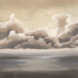 Sepia Sea Fret II by Grace Popp Oil Painting