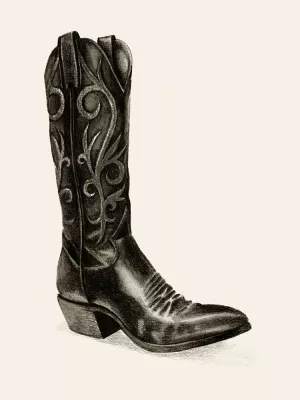 Shiny Boots I Oil Painting by Grace Popp - Contemporary