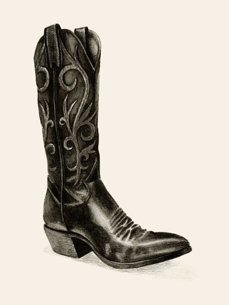 Shiny Boots I by Grace Popp - Hand-Painted Oil Painting Reproduction