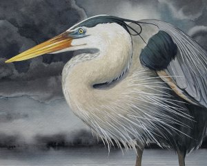 Stormy Blue II by Grace Popp Oil Painting