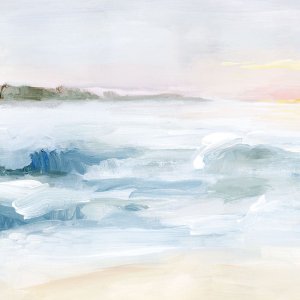 Surf at Dawn I by Grace Popp Oil Painting