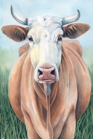 Sweet Valley Farm II by Grace Popp Oil Painting