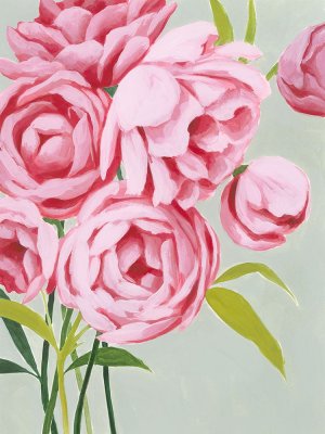 This Year's Peonies II by Grace Popp Oil Painting