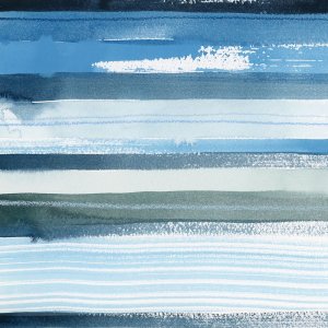 Tidal Stripes II Oil Painting by Grace Popp - Contemporary