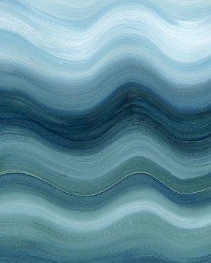Uneven Ocean II Oil painting by Grace Popp