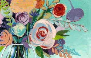Vivid Convergence I Oil painting by Grace Popp