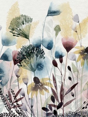 Watercolor Wildflower I by Grace Popp Oil Painting