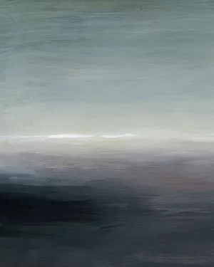 Windy Moor I Oil Painting by Grace Popp - Contemporary