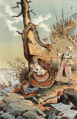 The nation's ward by Grant Hamilton Oil Painting