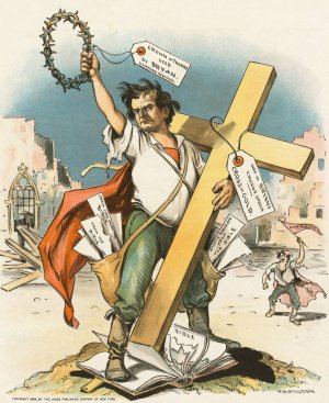 The sacrilegious candidate by Grant Hamilton Oil Painting