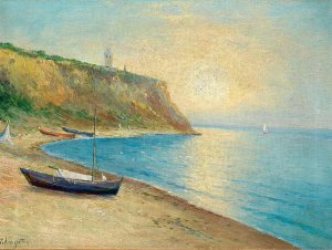 A Scene in Crimea Oil painting by Grigori Ivanovitch Kapustin