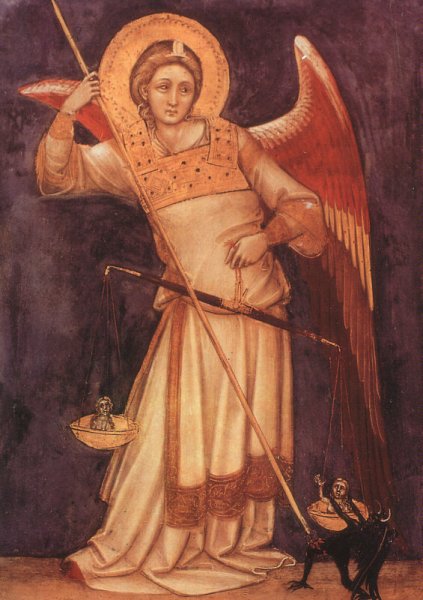 Archangel by Guariento D'Arpo - Hand-Painted Oil Painting Reproduction