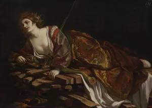 The Death Of Dido by Guercino (Follower) Oil Painting