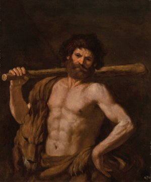 Hercules by Guercino Oil Painting