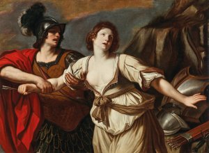Rinaldo ed Armida by Guercino Oil Painting