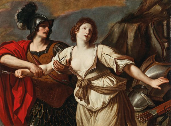 Main Product Photo of Rinaldo ed Armida Painting by Guercino
