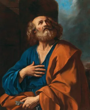Saint Peter by Guercino Oil Painting