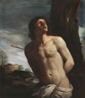Saint Sebastian by Guercino Oil Painting