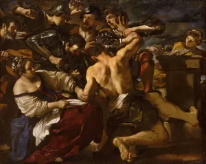 Samson Captured by the Philistines by Guercino Oil Painting