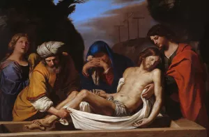 The Entombment by Guercino Oil Painting