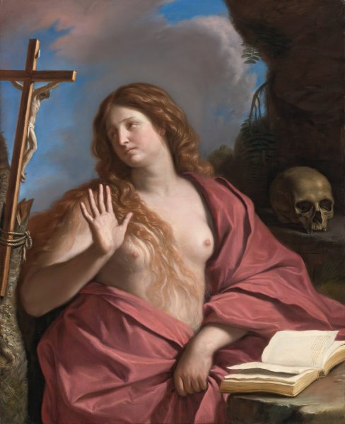Main Product Photo of The Penitent Magdalene Painting by Guercino