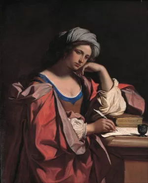 The Persian Sibyl by Guercino Oil Painting