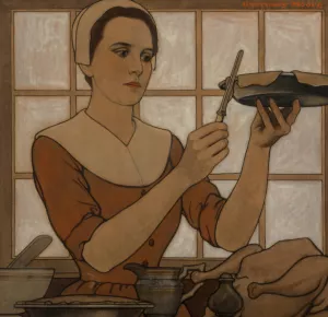 Thanksgiving Oil painting by Guernsey Moore