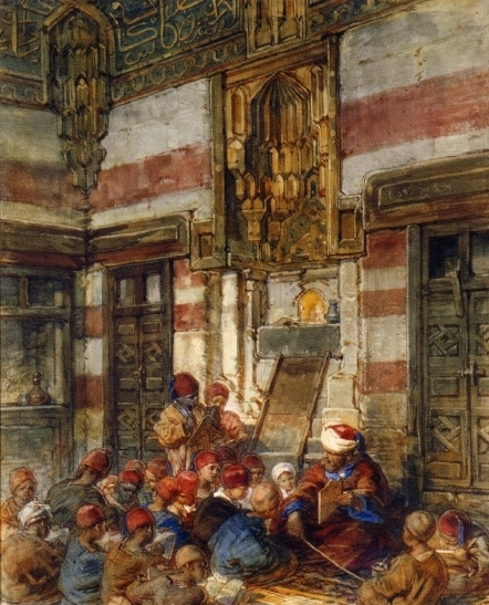 Main Product Photo of The Arab School Painting by Guido Bach