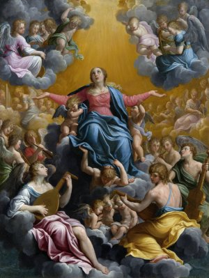 Assumption of the Virgin by Guido Reni Oil Painting