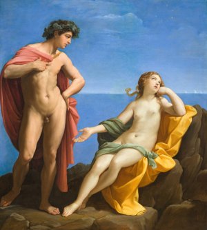 Bacchus and Ariadne by Guido Reni Oil Painting