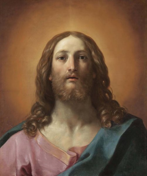 Bust Of Christ  by Guido Reni - Hand-Painted Oil Painting Reproduction