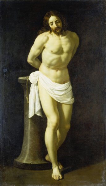 Main Product Photo of Christ at the Column  Painting by Guido Reni