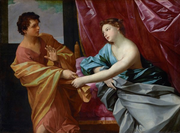 Main Product Photo of Joseph and Potiphar's Wife  Painting by Guido Reni