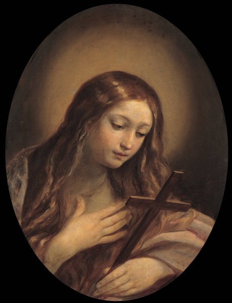 Penitent Magdalene  by Guido Reni - Hand-Painted Oil Painting Reproduction
