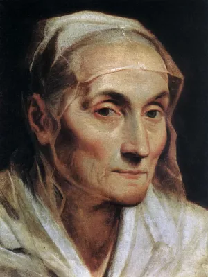 Portrait of a Old Woman painting by Guido Reni