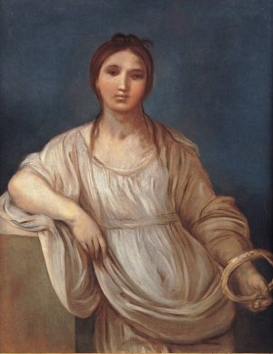 Portrait of girl with a crown by Guido Reni Oil Painting