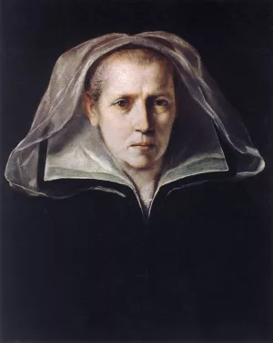 Portrait of the Artists' Mother painting by Guido Reni