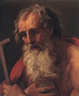 Saint Jerome by Guido Reni Oil Painting