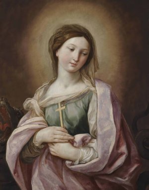 Saint Margaret Of Antioch by Guido Reni Oil Painting