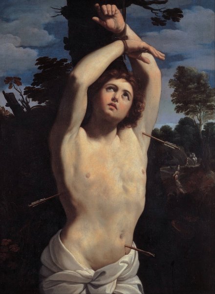 Main Product Photo of Saint Sebastian  Painting by Guido Reni