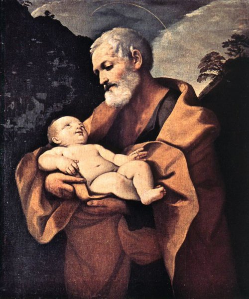Main Product Photo of St Joseph Painting by Guido Reni