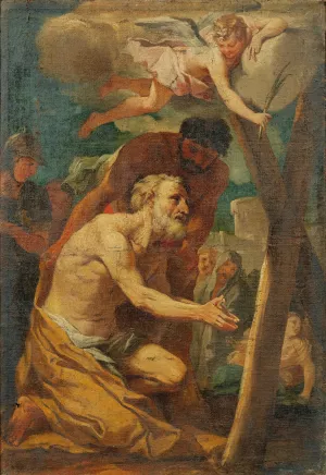 The Martyrdom Of Saint Andrew by Guillaume Courtois Oil Painting