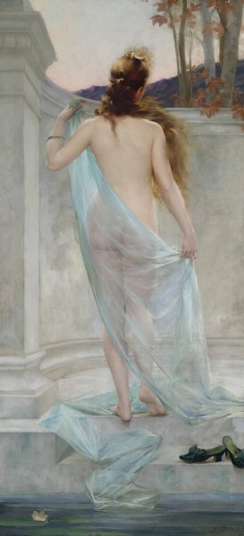 Diana Leaving Her Bath by Guillaume Dubufe Oil Painting