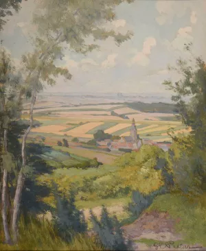 Sermiers by Guillaume-Ernest Pellus Oil Painting