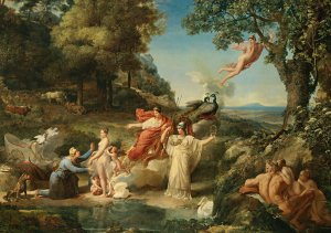 The Judgement Of Paris by Guillaume-Guillon Lethiere Oil Painting