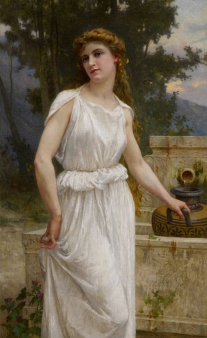 A la fontaine by Guillaume Seignac Oil Painting