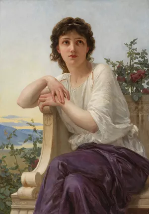 Contemplation Oil painting by Guillaume Seignac
